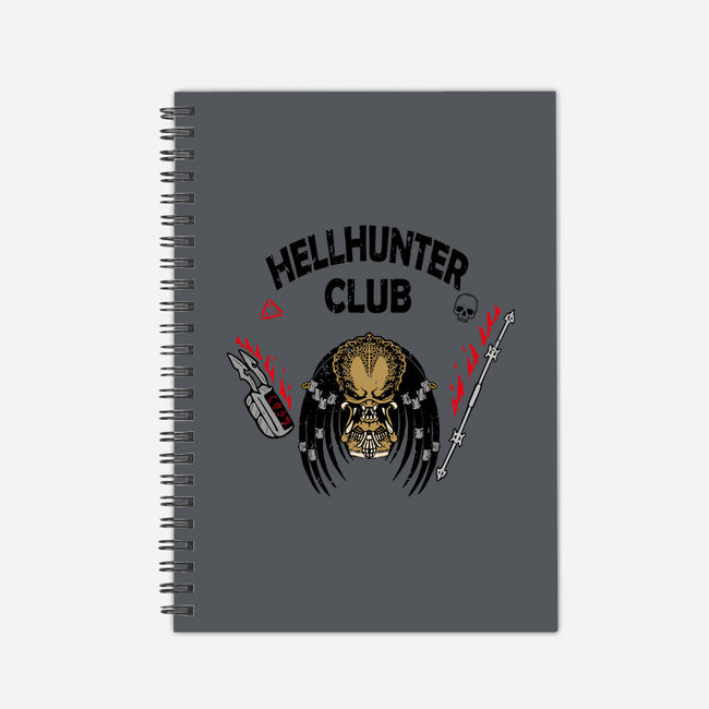 Hellhunter Club-none dot grid notebook-Melonseta