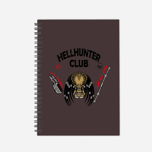 Hellhunter Club-none dot grid notebook-Melonseta