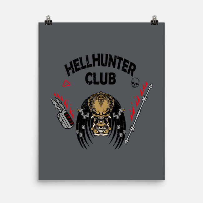 Hellhunter Club-none matte poster-Melonseta