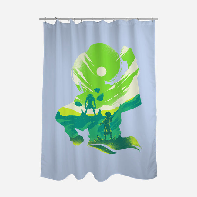 Hero’s Trial-none polyester shower curtain-RamenBoy