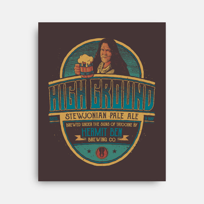 High Ground Pale Ale-none stretched canvas-teesgeex