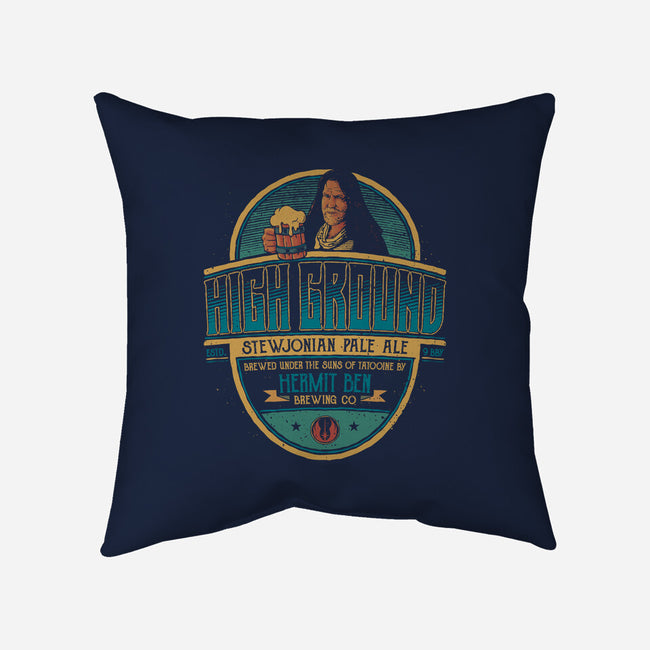 High Ground Pale Ale-none removable cover throw pillow-teesgeex