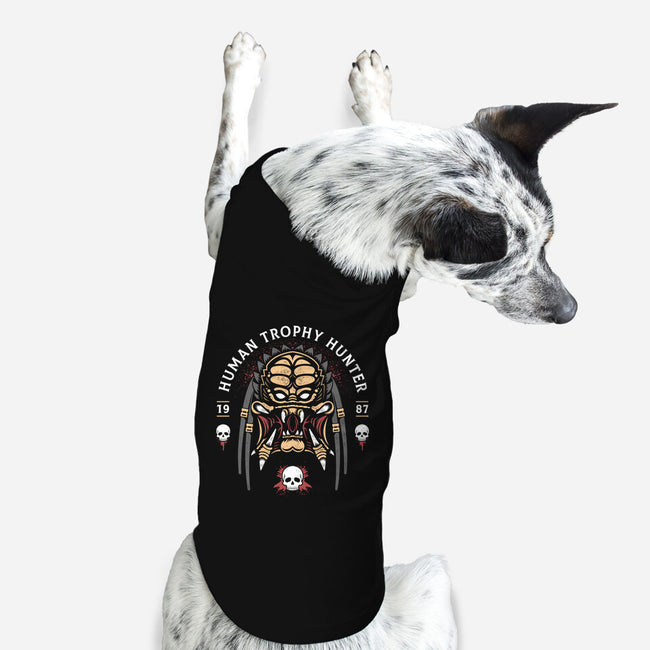 Human Trophy Hunter-dog basic pet tank-Logozaste
