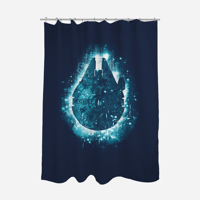 Hyperdriving-none polyester shower curtain-kharmazero