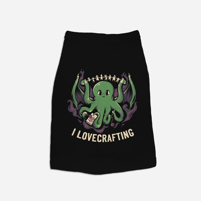 I Lovecrafting-cat basic pet tank-tobefonseca