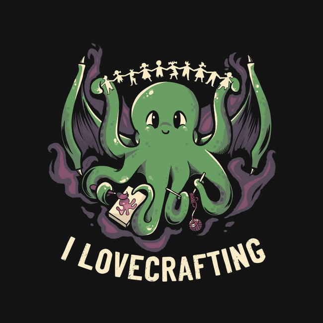 I Lovecrafting-none stretched canvas-tobefonseca