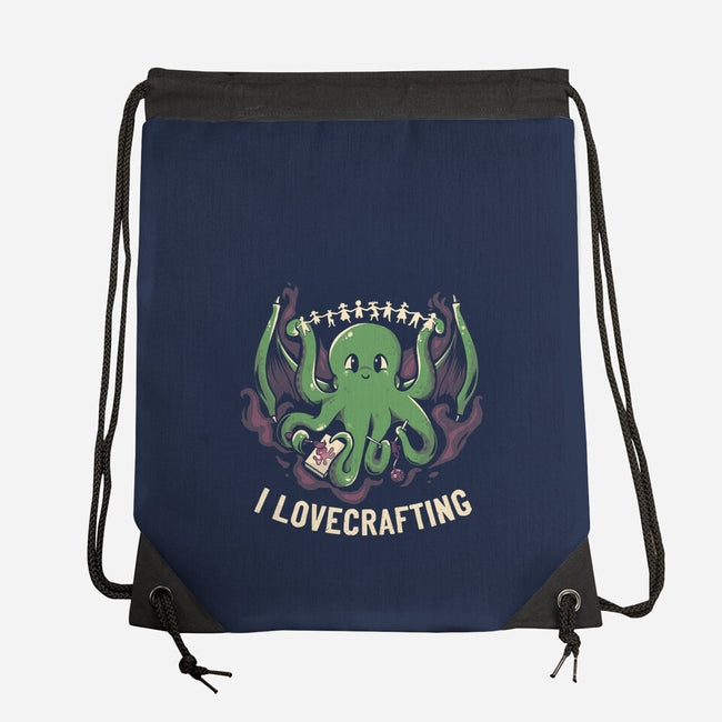 I Lovecrafting-none drawstring bag-tobefonseca