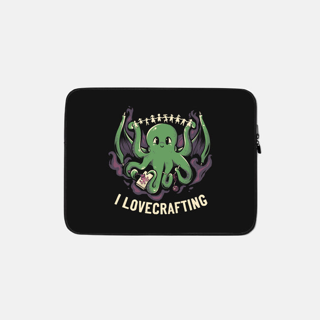 I Lovecrafting-none zippered laptop sleeve-tobefonseca