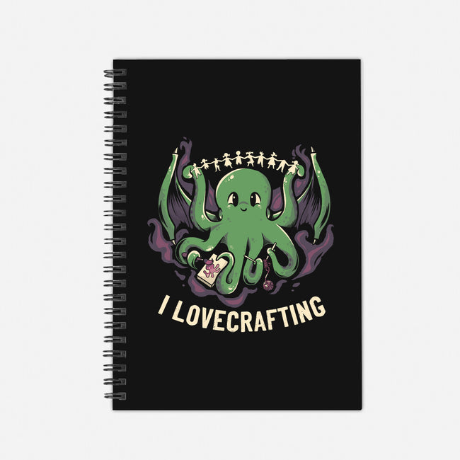 I Lovecrafting-none dot grid notebook-tobefonseca