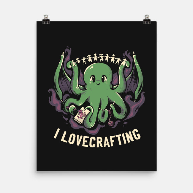 I Lovecrafting-none matte poster-tobefonseca