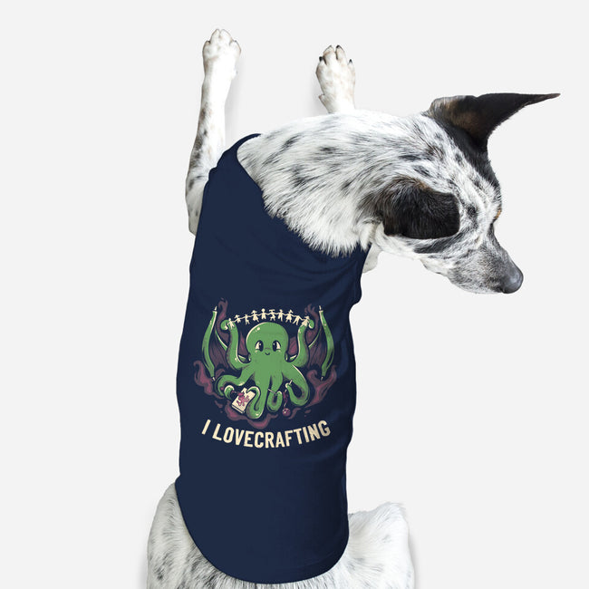 I Lovecrafting-dog basic pet tank-tobefonseca