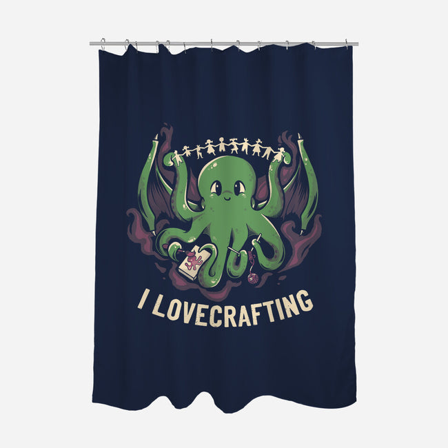I Lovecrafting-none polyester shower curtain-tobefonseca