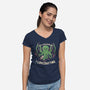 I Lovecrafting-womens v-neck tee-tobefonseca