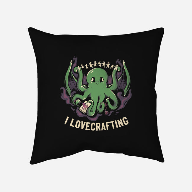 I Lovecrafting-none removable cover w insert throw pillow-tobefonseca