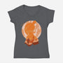 Lightning Torrent-womens v-neck tee-RamenBoy