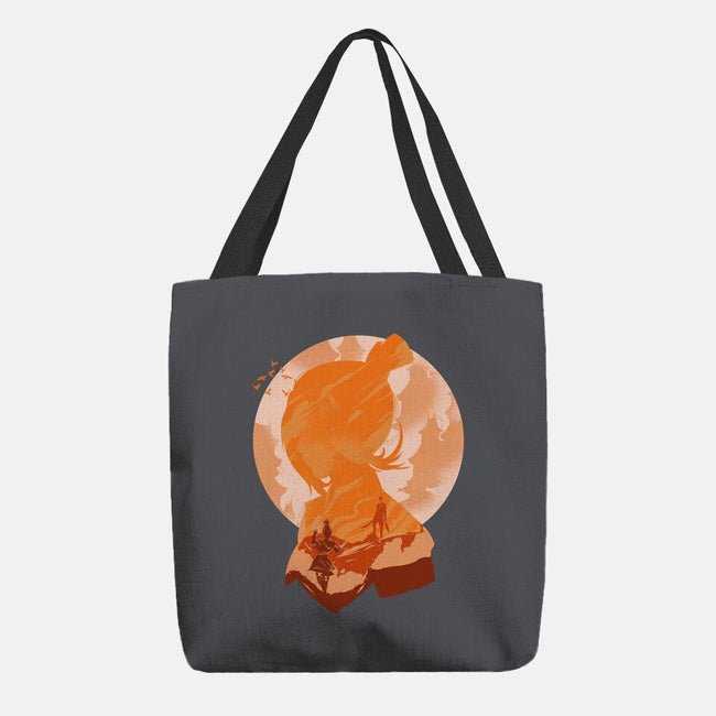 Lightning Torrent-none basic tote bag-RamenBoy