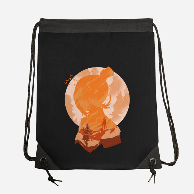 Lightning Torrent-none drawstring bag-RamenBoy