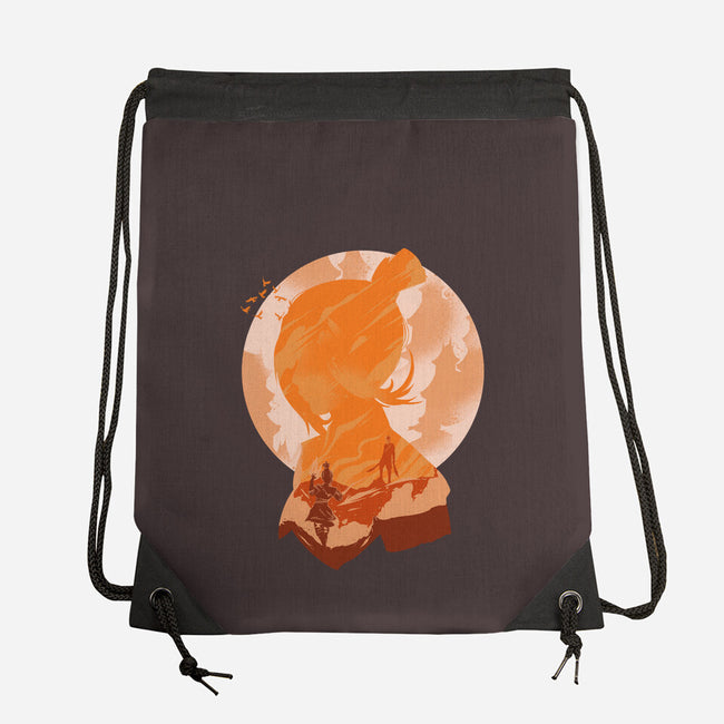 Lightning Torrent-none drawstring bag-RamenBoy