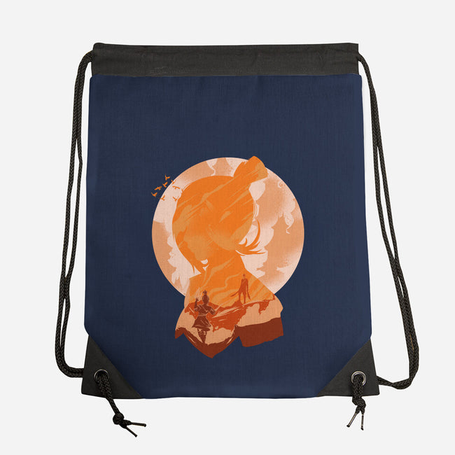 Lightning Torrent-none drawstring bag-RamenBoy