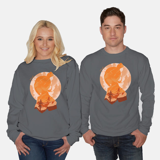 Lightning Torrent-unisex crew neck sweatshirt-RamenBoy
