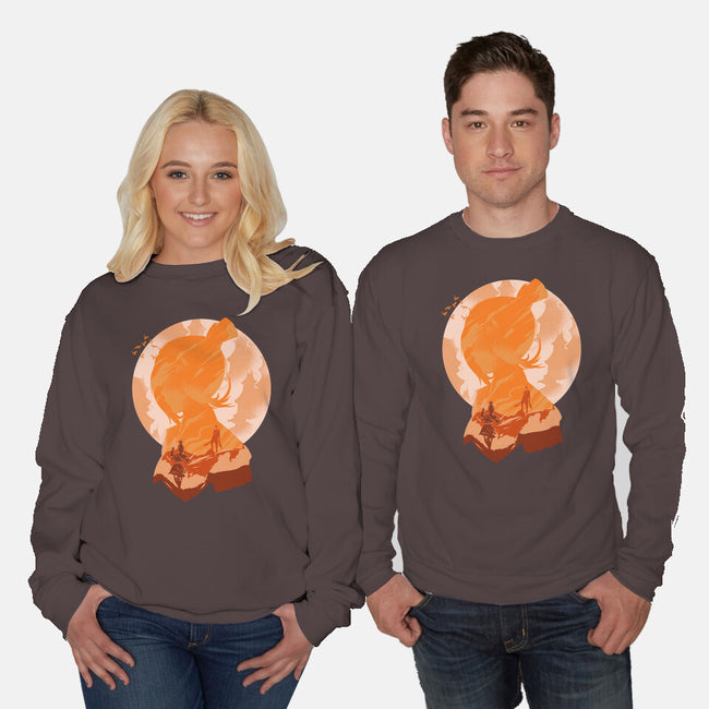 Lightning Torrent-unisex crew neck sweatshirt-RamenBoy