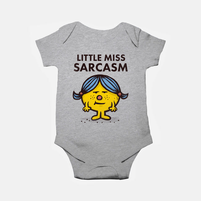 Little Miss Sarcasm-baby basic onesie-kg07