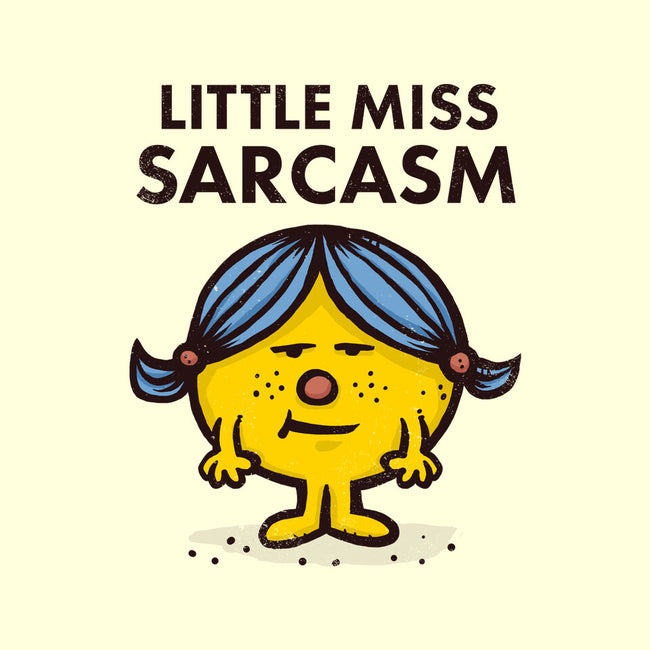 Little Miss Sarcasm-none removable cover w insert throw pillow-kg07