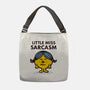 Little Miss Sarcasm-none adjustable tote bag-kg07