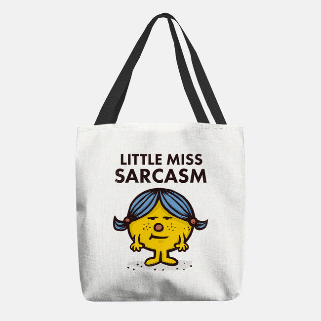 Little Miss Sarcasm-none basic tote bag-kg07