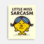 Little Miss Sarcasm-none stretched canvas-kg07