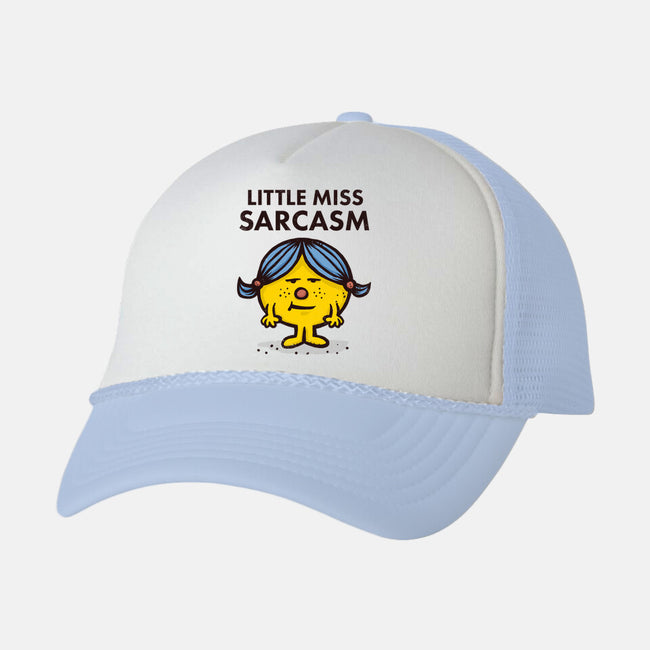 Little Miss Sarcasm-unisex trucker hat-kg07