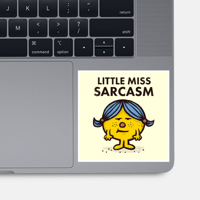 Little Miss Sarcasm-none glossy sticker-kg07