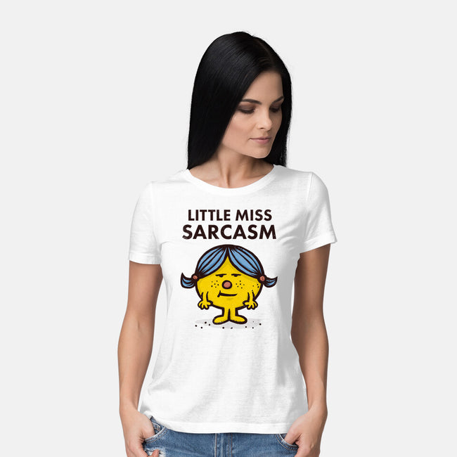 Little Miss Sarcasm-womens basic tee-kg07