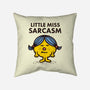 Little Miss Sarcasm-none removable cover w insert throw pillow-kg07