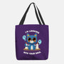 Looking Into Your Soul-none basic tote bag-FunkVampire