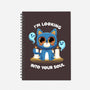 Looking Into Your Soul-none dot grid notebook-FunkVampire