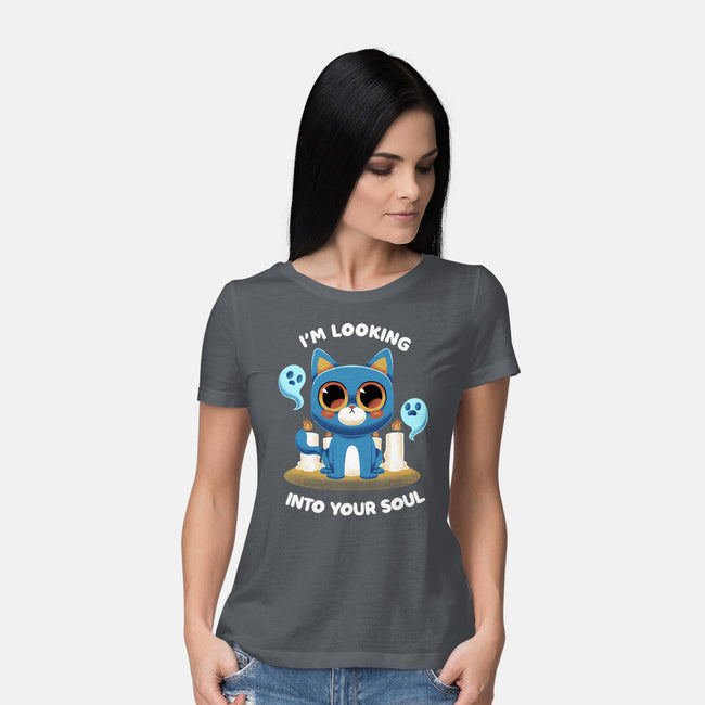 Looking Into Your Soul-womens basic tee-FunkVampire