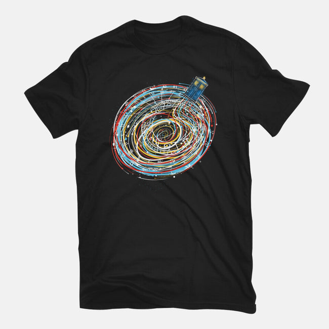 Lost Between Time And Space-womens basic tee-kharmazero