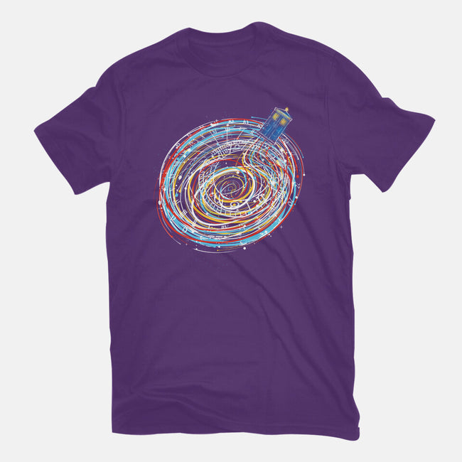 Lost Between Time And Space-womens basic tee-kharmazero