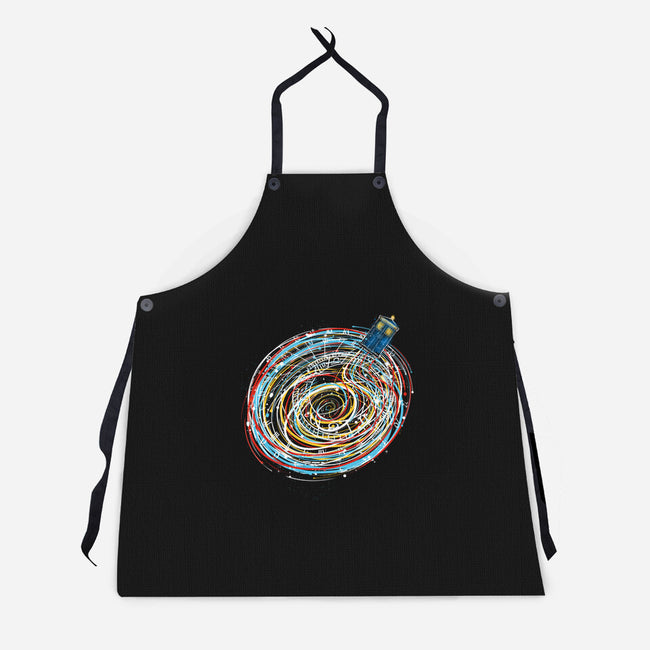 Lost Between Time And Space-unisex kitchen apron-kharmazero