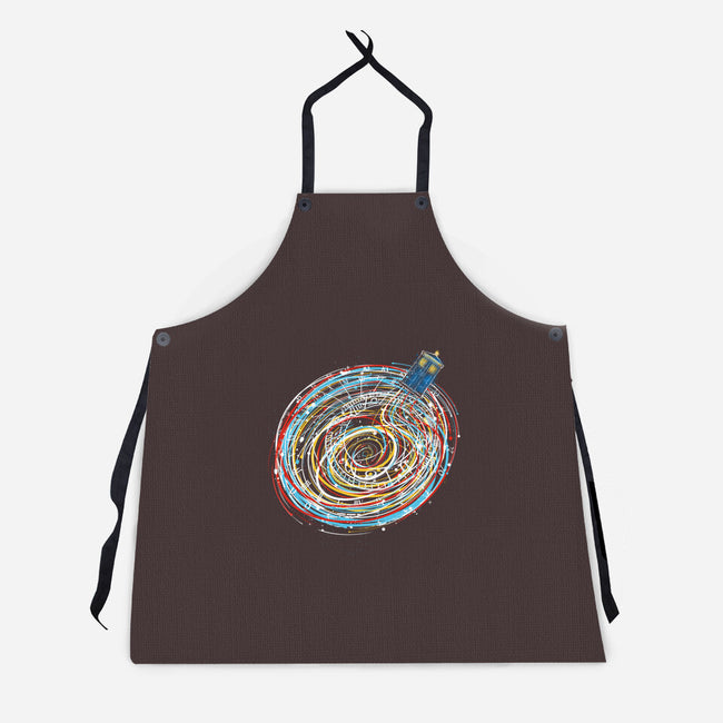 Lost Between Time And Space-unisex kitchen apron-kharmazero