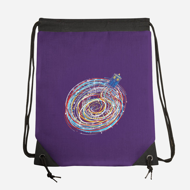 Lost Between Time And Space-none drawstring bag-kharmazero