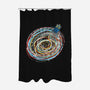 Lost Between Time And Space-none polyester shower curtain-kharmazero