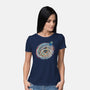 Lost Between Time And Space-womens basic tee-kharmazero