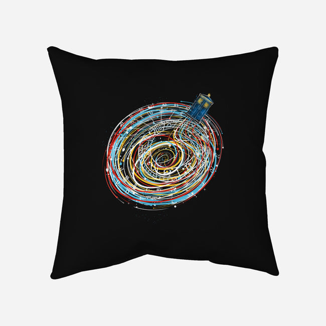 Lost Between Time And Space-none removable cover w insert throw pillow-kharmazero
