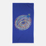 Lost Between Time And Space-none beach towel-kharmazero