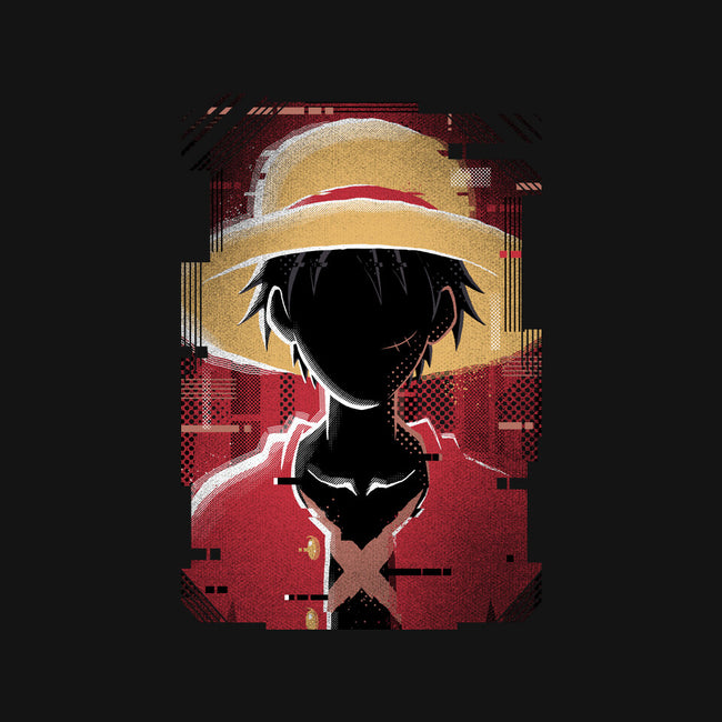 Luffy Glitch-youth basic tee-danielmorris1993