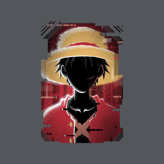 Luffy Glitch-none zippered laptop sleeve-danielmorris1993