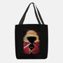 Luffy Glitch-none basic tote bag-danielmorris1993