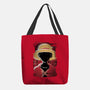 Luffy Glitch-none basic tote bag-danielmorris1993